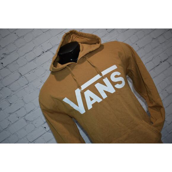 Vans Off The Wall Hoodie Pullover Men Size Medium Performance Gold Skateboarding - Picture 4 of 6